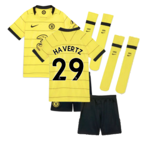 2021-2022 Chelsea Little Boys Away Mini Kit (HAVERTZ 29)