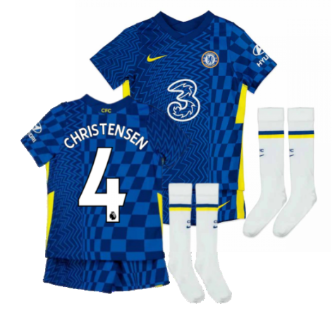 2021-2022 Chelsea Little Boys Home Mini Kit (CHRISTENSEN 4)