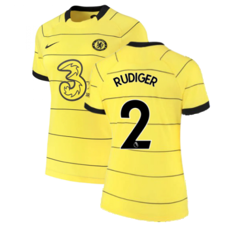 2021-2022 Chelsea Womens Away Shirt (RUDIGER 2)