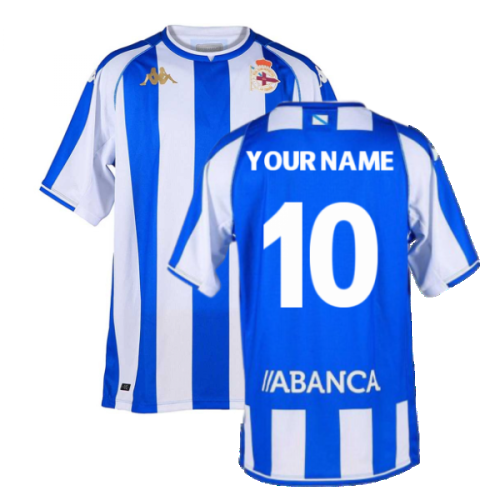 2021-2022 Deportivo La Coruna Home Shirt (Your Name)