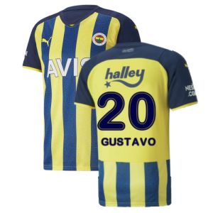 2021-2022 Fenerbahce Home Shirt (Gustavo 20)