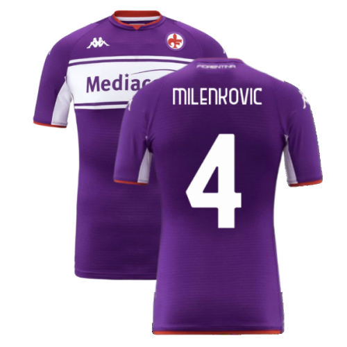 2021-2022 Fiorentina Home Shirt (MILENKOVIC 4)