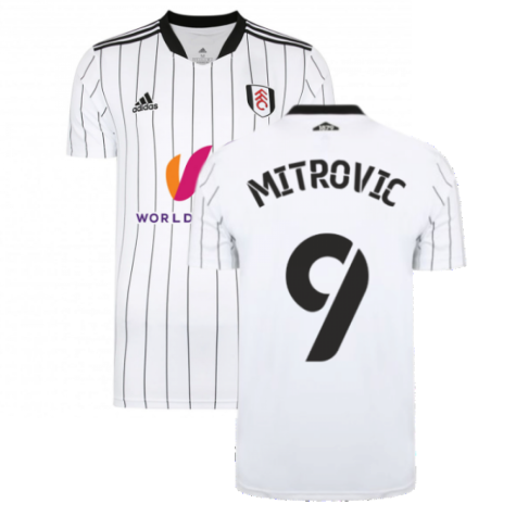 2021-2022 Fulham Home Shirt (MITROVIC 9)