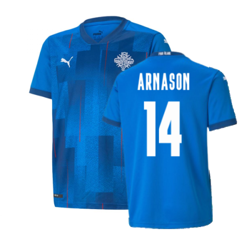 2021-2022 Iceland Home Shirt (Arnason 14)