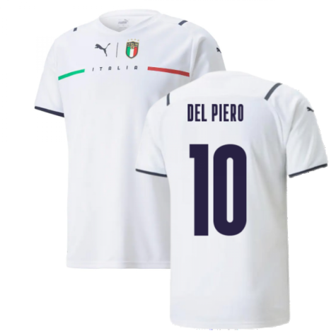 2021-2022 Italy Away Shirt (DEL PIERO 10)