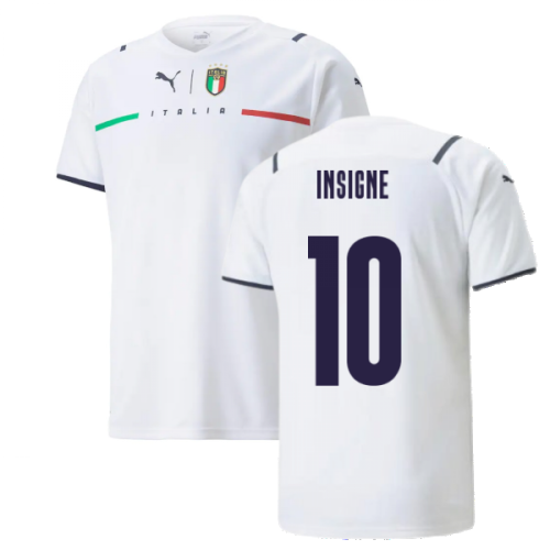 2021-2022 Italy Away Shirt (INSIGNE 10)