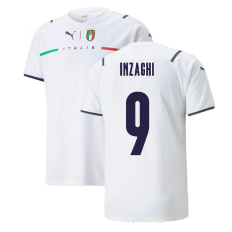 2021-2022 Italy Away Shirt (Kids) (INZAGHI 9)