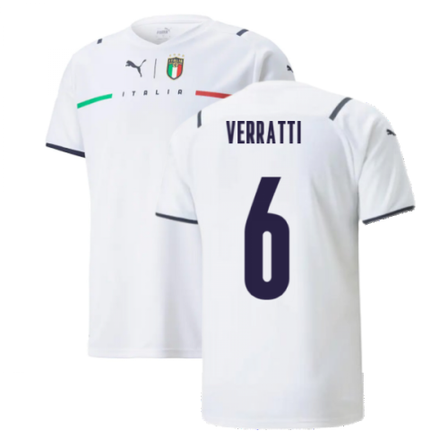 2021-2022 Italy Away Shirt (Kids) (VERRATTI 6)