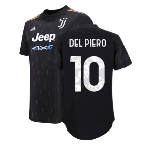 2021-2022 Juventus Away Shirt (Ladies) (DEL PIERO 10)