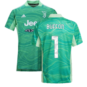 2021-2022 Juventus Home Goalkeeper Shirt (Lime) (BUFFON 1)