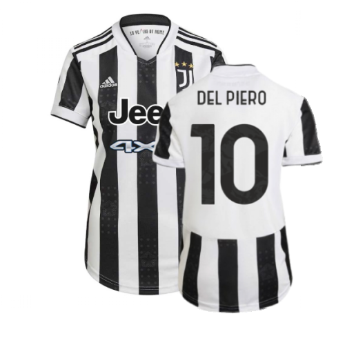 2021-2022 Juventus Home Shirt (Ladies) (DEL PIERO 10)