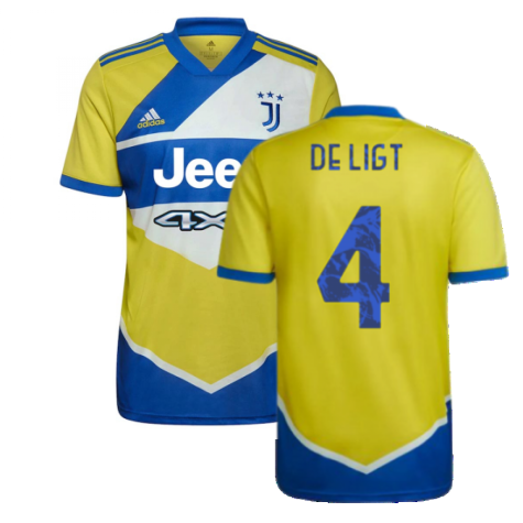 2021-2022 Juventus Third Shirt (DE LIGT 4)