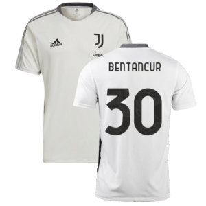 2021-2022 Juventus Training Shirt (White) (BENTANCUR 30)