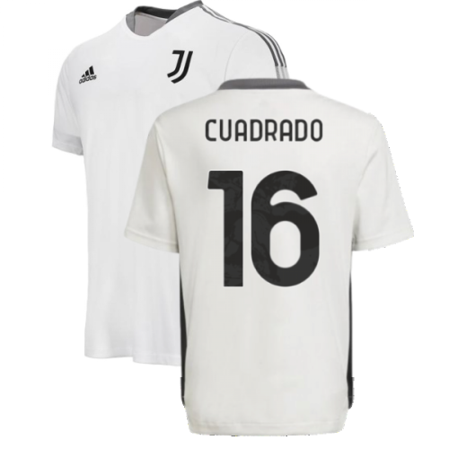 2021-2022 Juventus Training Shirt (White) - Kids (CUADRADO 11)