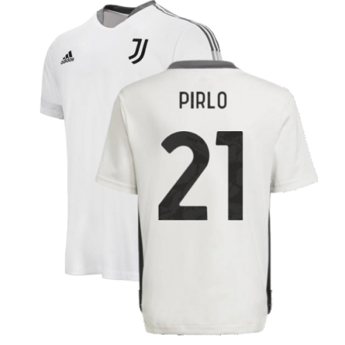 2021-2022 Juventus Training Shirt (White) - Kids (PIRLO 21)