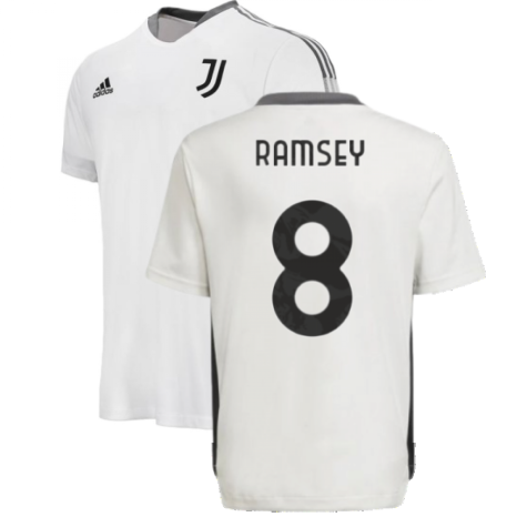 2021-2022 Juventus Training Shirt (White) - Kids (RAMSEY 8)