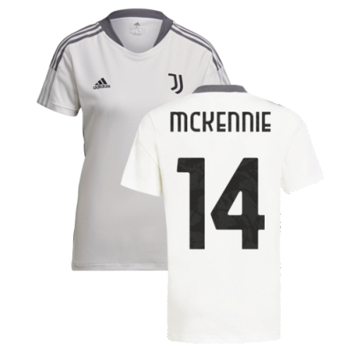 2021-2022 Juventus Training Shirt (White) - Ladies (McKENNIE 14)