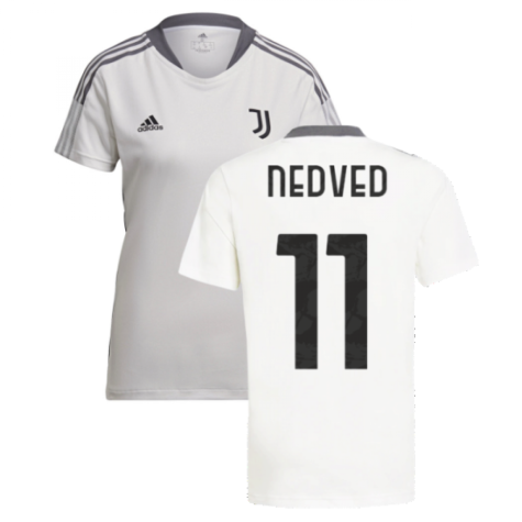 2021-2022 Juventus Training Shirt (White) - Ladies (NEDVED 11)