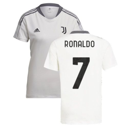 2021-2022 Juventus Training Shirt (White) - Ladies (RONALDO 7)