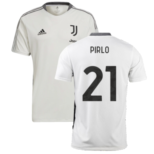 2021-2022 Juventus Training Shirt (White) (PIRLO 21)