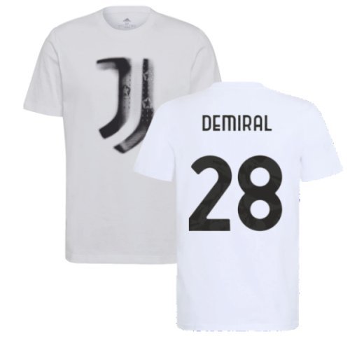 2021-2022 Juventus Training T-Shirt (White) (DEMIRAL 28)