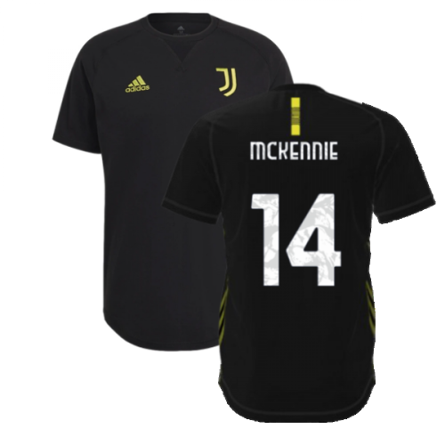 2021-2022 Juventus Travel Tee (Black) (McKENNIE 14)