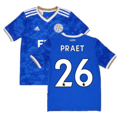 2021-2022 Leicester City Home Shirt (Kids) (PRAET 26)