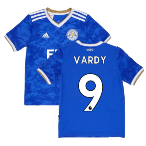 2021-2022 Leicester City Home Shirt (Kids) (VARDY 9)