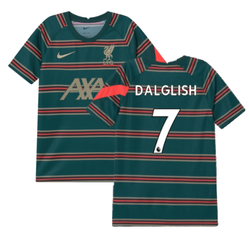 2021-2022 Liverpool Pre-Match Football Top (Atomic Teal) - Kids (DALGLISH 7)