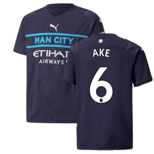 2021-2022 Man City 3rd Shirt (Kids) (AKE 6)