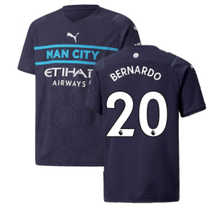 2021-2022 Man City 3rd Shirt (Kids) (BERNARDO 20)