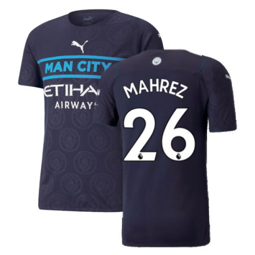 2021-2022 Man City Authentic Third Shirt (MAHREZ 26)