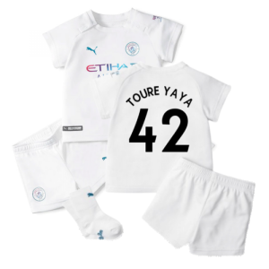 2021-2022 Man City Away Baby Kit (TOURE YAYA 42)