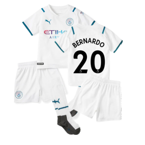 2021-2022 Man City Away Mini Kit (BERNARDO 20)