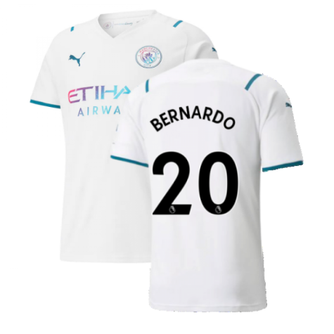 2021-2022 Man City Away Shirt (BERNARDO 20)