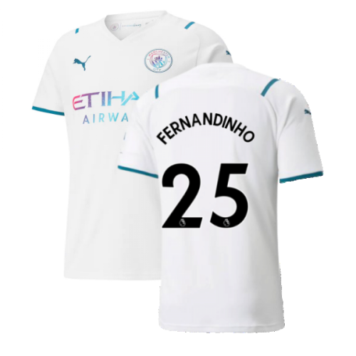 2021-2022 Man City Away Shirt (FERNANDINHO 25)