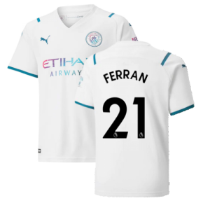 2021-2022 Man City Away Shirt (Kids) (FERRAN 21)