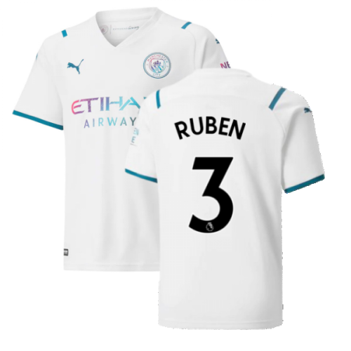 2021-2022 Man City Away Shirt (Kids) (RUBEN 3)