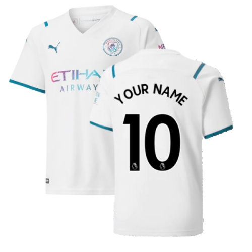 2021-2022 Man City Away Shirt (Kids) (Your Name)