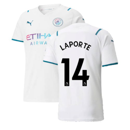 2021-2022 Man City Away Shirt (LAPORTE 14)