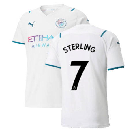 2021-2022 Man City Away Shirt (STERLING 7)