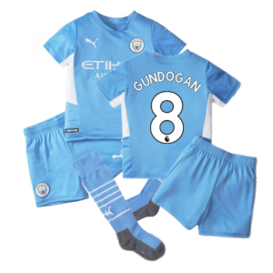 2021-2022 Man City Home Mini Kit (GUNDOGAN 8)