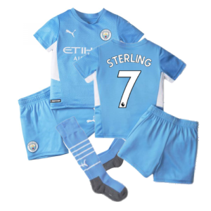 2021-2022 Man City Home Mini Kit (STERLING 7)