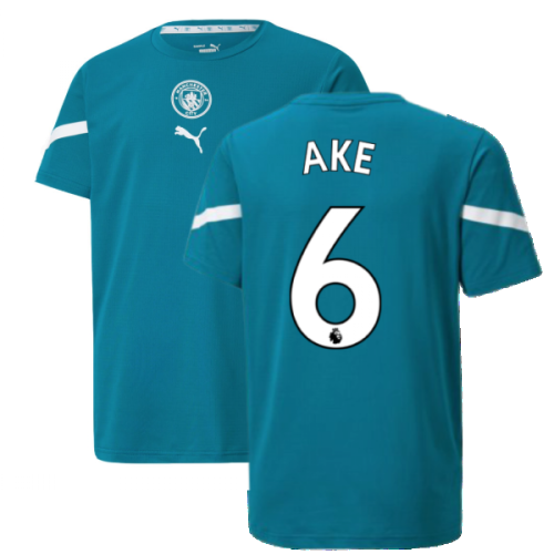 2021-2022 Man City Pre Match Jersey (Ocean Depths) - Kids (AKE 6)