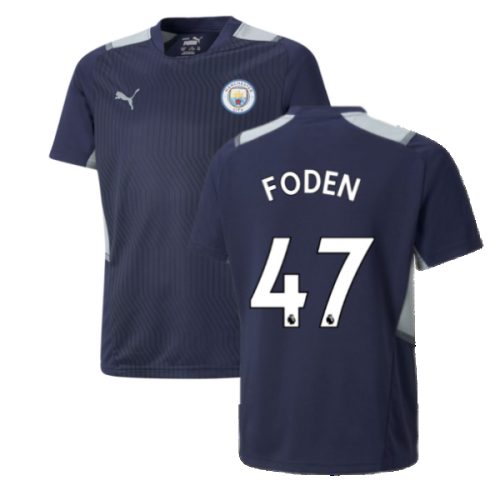 2021-2022 Man City PRO Training Jersey (Peacot) (FODEN 47)