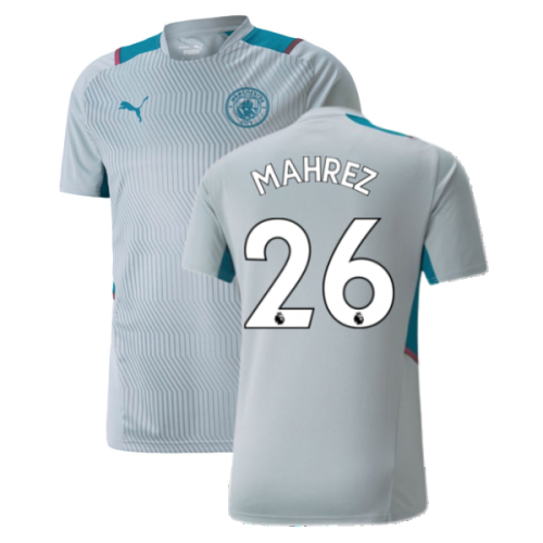 2021-2022 Man City PRO Training Jersey (Quarry) (MAHREZ 26)