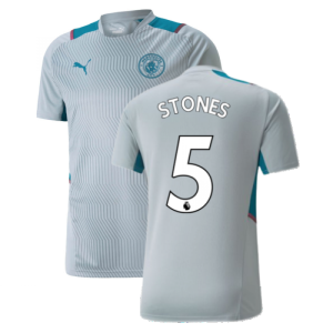 2021-2022 Man City PRO Training Jersey (Quarry) (STONES 5)