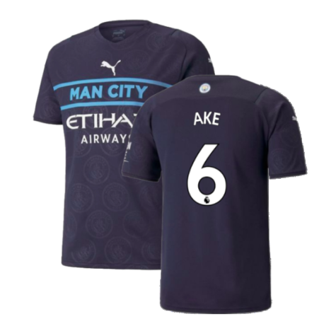 2021-2022 Man City Third Player Issue Shirt (AKE 6)