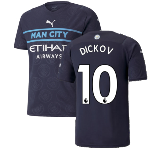 2021-2022 Man City Third Shirt (DICKOV 10)