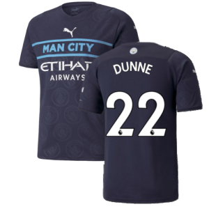 2021-2022 Man City Third Shirt (DUNNE 22)